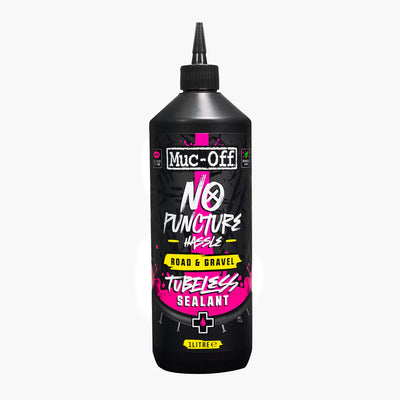 Muc-Off No Puncture Hassle Бескамерная жидкость для дорог и гравия, 1 литр 500489 