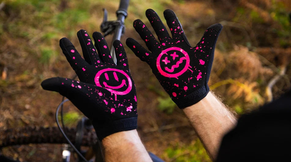 Muc-Off Rider Gloves Grey Camo Uzun Parmak Eldiven