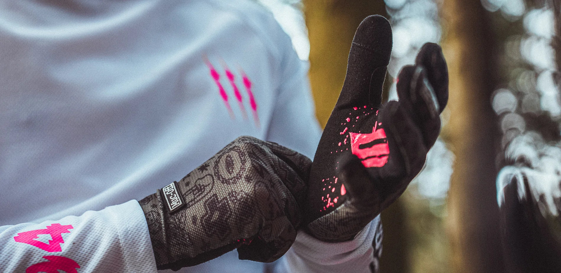 Muc-Off Summer LightWeight Mesh Ride Gloves Uzun Parmak Eldiven