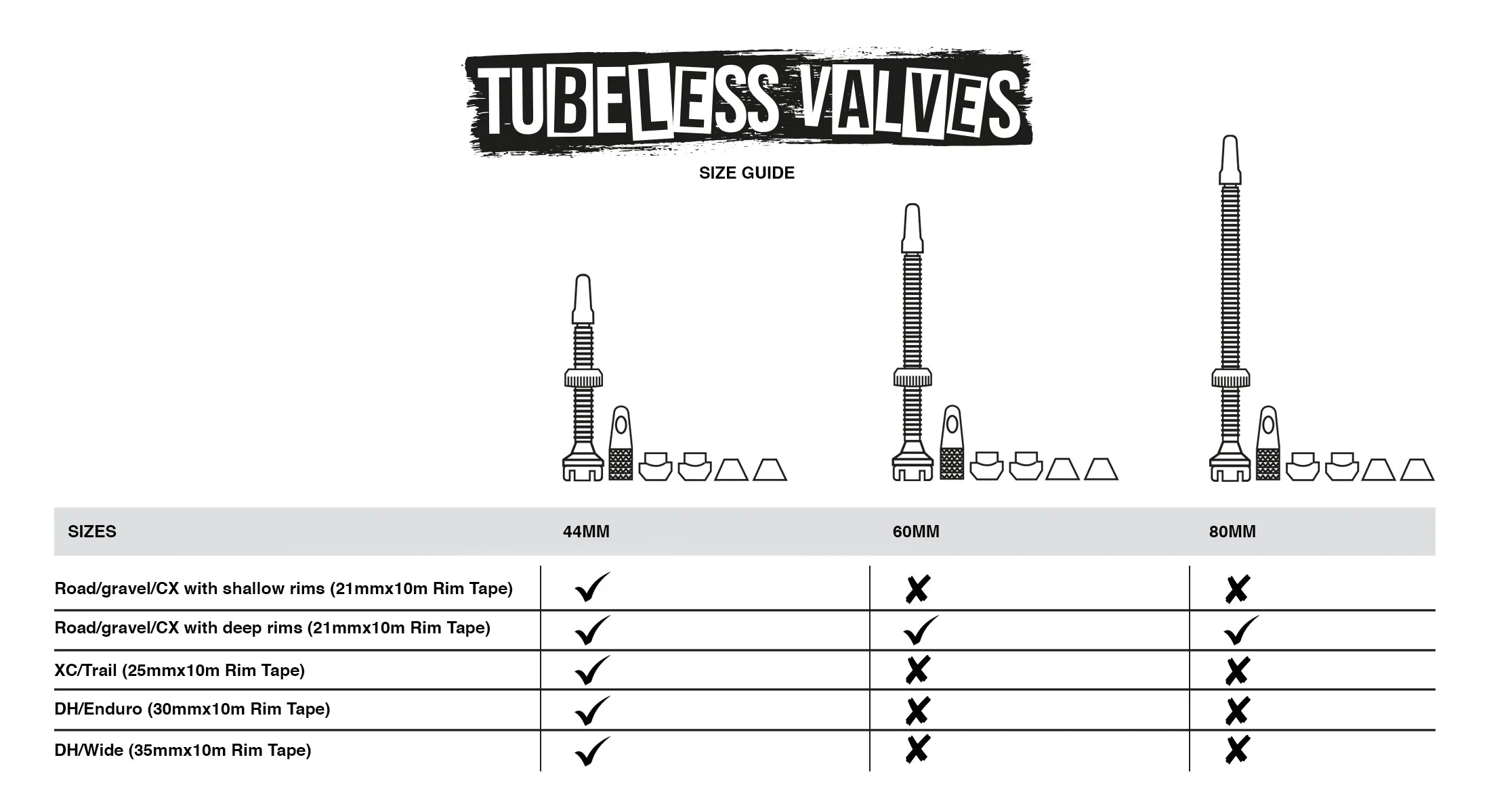 Muc-Off V2 Tubeless Sibop 60mm Mavi