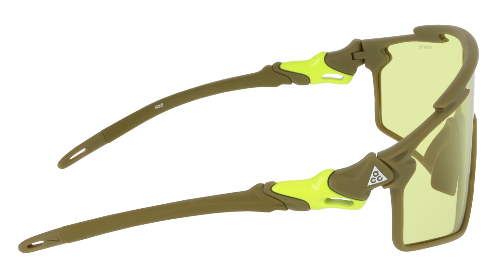 Nike ACG Vista Vert E Güneş Gözlüğü IQ9349X-368 Low Light Volt Matte Olive Flak Faible Tension De Lumiere