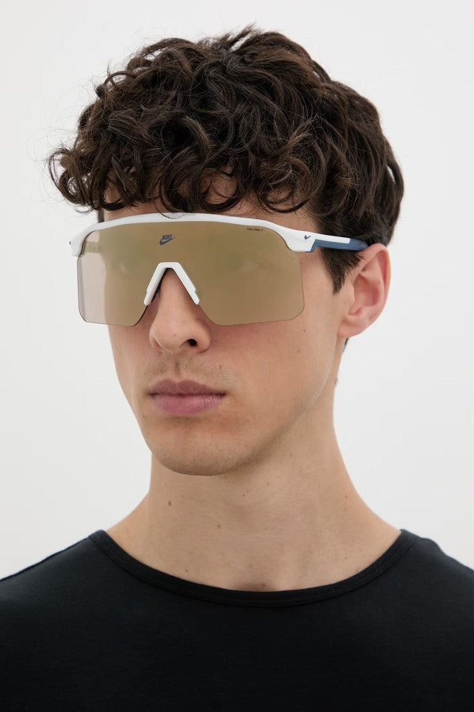 Nike Expedition Shield E Sunglasses IB6563X-121 Road Tint Matte Summit White