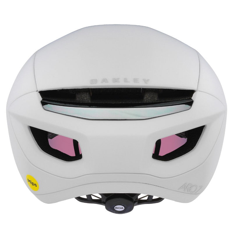 Oakley ARO7 Road Mips Boa Ionic+ Gözlüklü Yol Bisikleti Kaskı Matte White Prizm Road FOS901512 9XL Small 52-56cm