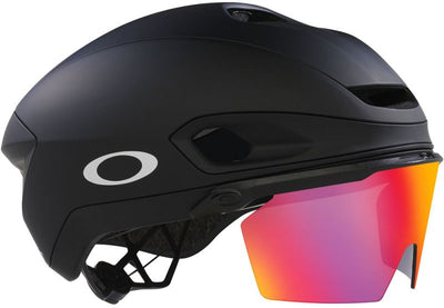 Oakley ARO7 Road Mips BOA Ionic+ Road Bike Helmet with Glasses Prizm Iridium 2025 Model FOS901512 9XI Matte Black Prizm Road Medium