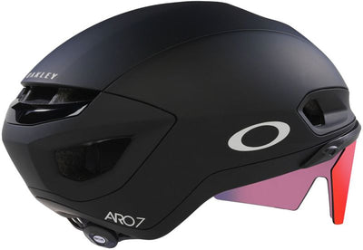 Oakley ARO7 Road Mips BOA Ionic+ Road Bike Helmet with Glasses Prizm Iridium 2025 Model FOS901512 9XI Matte Black Prizm Road Medium