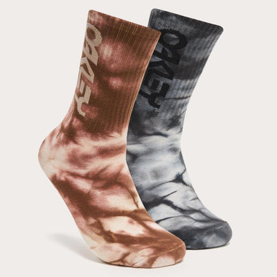 Oakley B1B All Play 2-Piece Socks Set FOS901504 9Z7 Rocks Print Gray