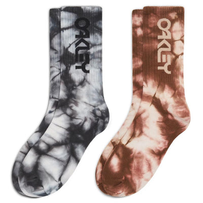Oakley B1B All Play 2-Piece Socks Set FOS901504 9Z7 Rocks Print Gray