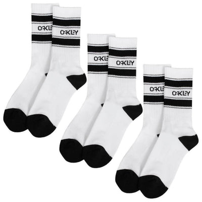 Oakley B1B Icon 3-Piece Socks Set FOS900353 100 White Medium 