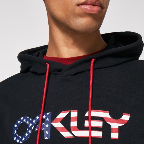 Oakley B1B PO Hoodie 2.0 Kapşonlu Sweatshirt Black American Flag FOA402599-01V