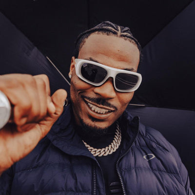 Oakley Belleville Sunglasses 949102 Pearl White Prizm Black