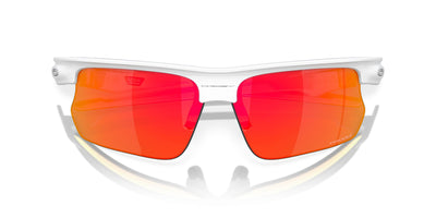 Oakley Bisphaera Sunglasses 940003 Polished White Prizm Ruby