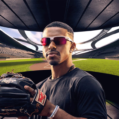 Oakley Bisphaera Sunglasses 940003 Polished White Prizm Ruby