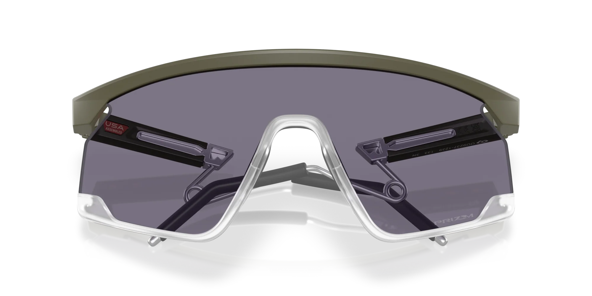Oakley BXTR METAL Sunglasses 923712 Matte Moss Prizm Grey
