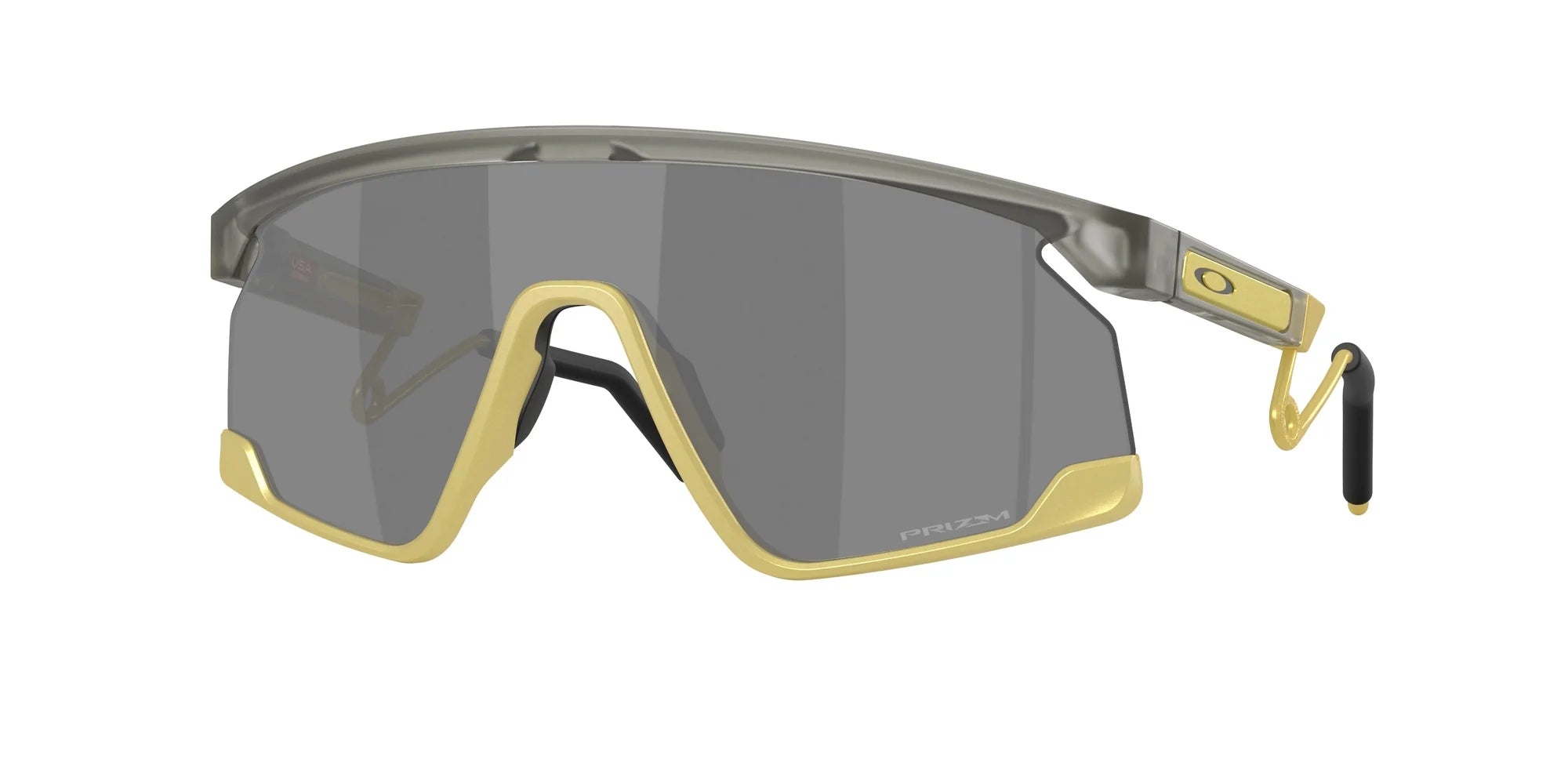 Oakley BXTR METAL Sunglasses 923714 Matte Grey Ink Vintage Gold Prizm Black