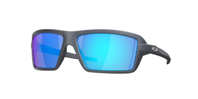 Oakley Cables Sunglasses 912918 Blue Steel Prizm Sapphire