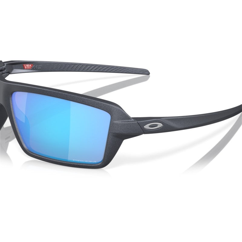 Oakley Cables Güneş Gözlüğü 912918 Blue Steel Prizm Sapphire