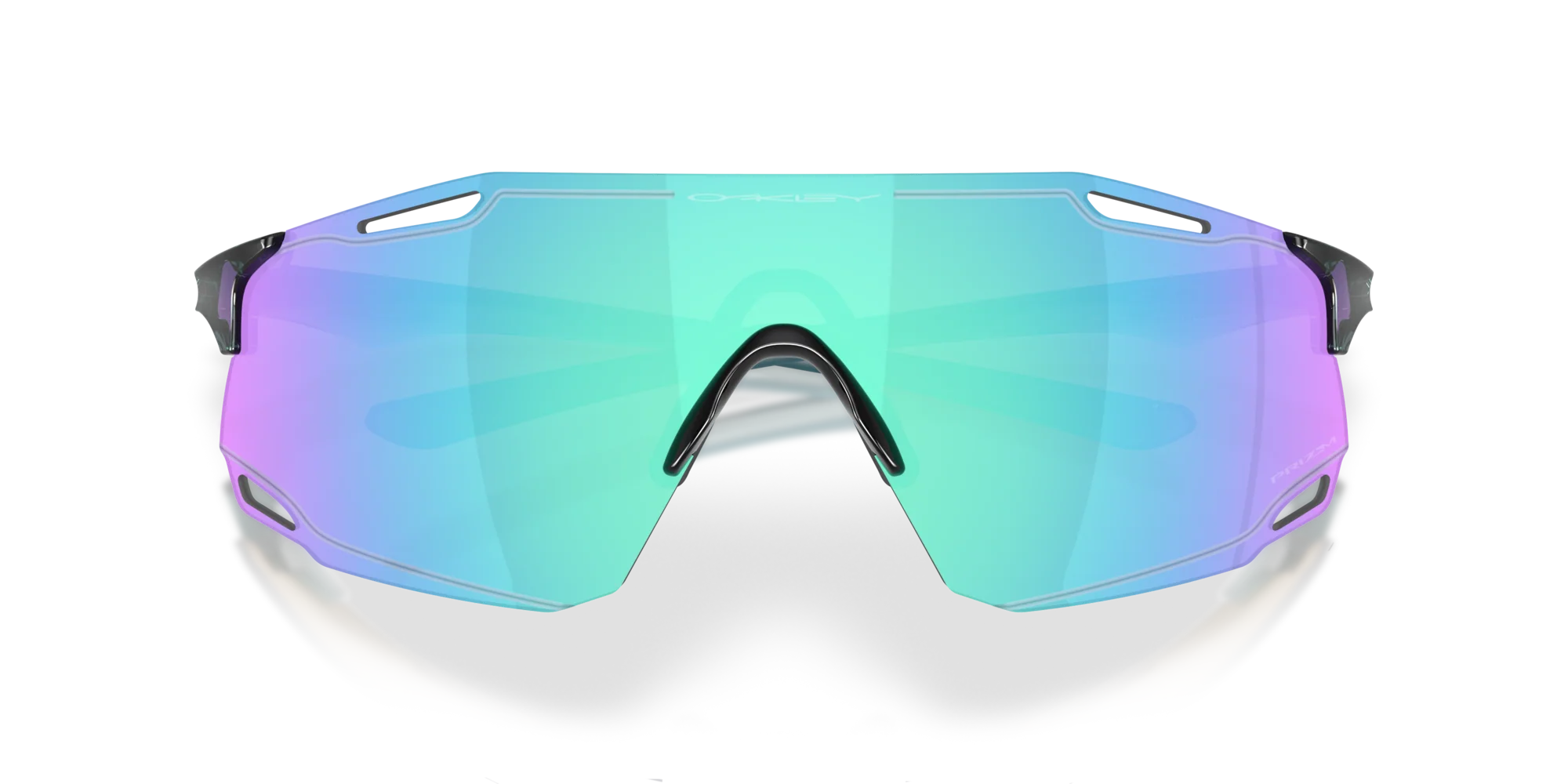 Oakley CYBR DYNO Sunglasses 9513D 951302 Polished Black Prizm Sapphire