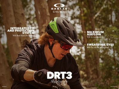 Oakley DRT3 Trail Mips Ionic+ Bisiklet Kaskı Matte Black FOS900633 02K Medium
