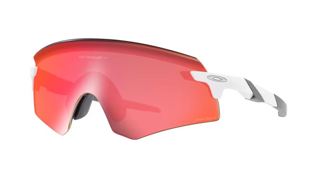 Oakley Encoder Bisiklet Güneş Gözlüğü Matte White Prizm Trail Torch