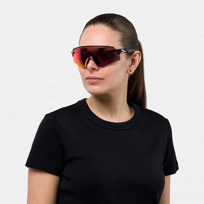Oakley Encoder Strike Vented Sunglasses 923512 Matte Red Gold Colorshift Prizm Black