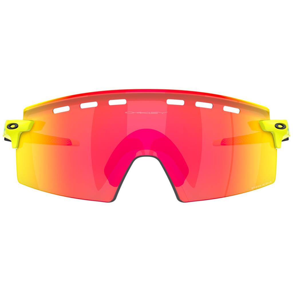 Oakley Encoder Strike Vented Sunglasses 923519 Matte Tennis Ball Yellow Prizm Ruby