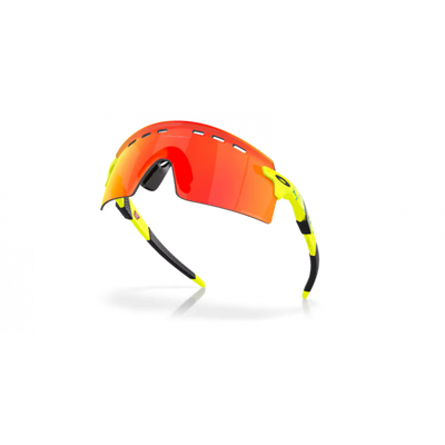 Солнцезащитные очки Oakley Encoder Strike Vented 923519, матовый желтый цвет "Теннисный мяч", оттенок Prizm Ruby.