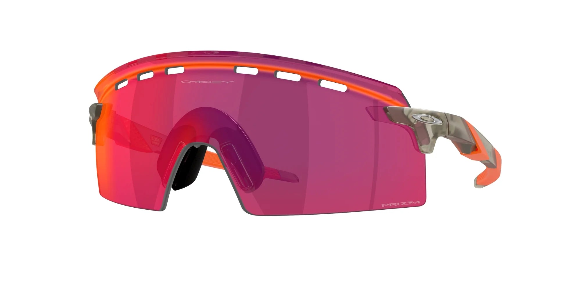 Oakley Encoder Strike Vented Sunglasses 923520 Matte Grey Ink Prizm Road