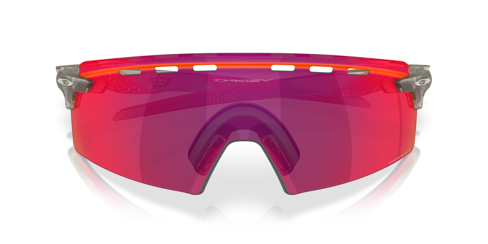Oakley Encoder Strike Vented Sunglasses 923520 Matte Grey Ink Prizm Road
