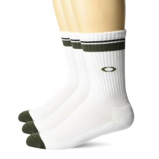 Oakley Essential 3-Piece Socks Set FOS900271 100 White Large