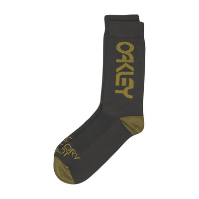 Носки для велоспорта Oakley Factory Pilot FOS900880 9BN, черные, новые, с темной кистью