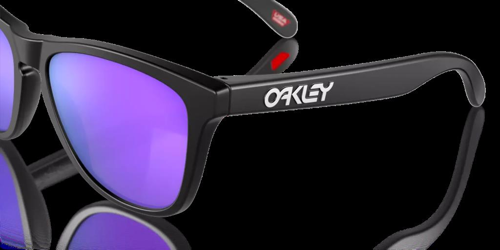 Oakley FrogSkins Güneş Gözlüğü Matte Black Prizm Violet