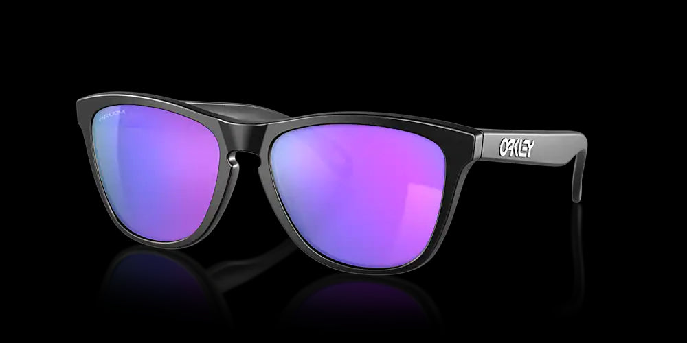 Oakley FrogSkins Güneş Gözlüğü Matte Black Prizm Violet