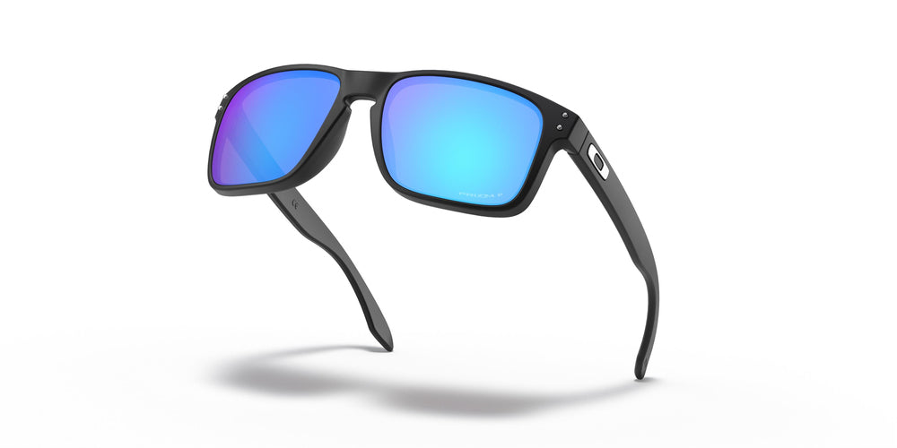 Поляризованные солнцезащитные очки Oakley Holbrook 9102F0 Matte Black Prizm Sapphire Irid Polar 