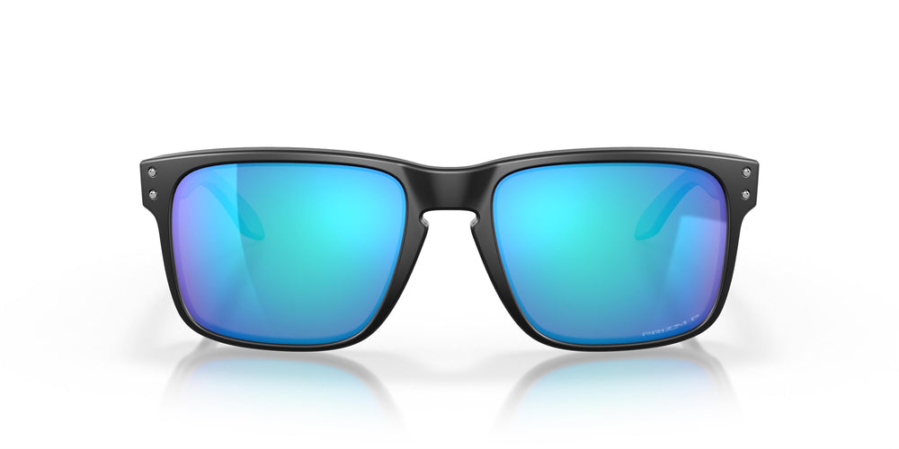 Поляризованные солнцезащитные очки Oakley Holbrook 9102F0 Matte Black Prizm Sapphire Irid Polar 