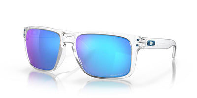 Oakley Holbrook XL Sunglasses Polished Clear Prizm Sapphr Irid Polar
