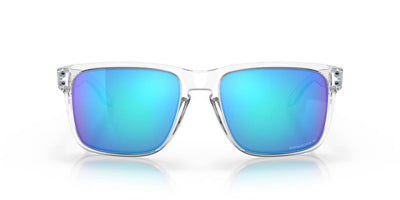 Oakley Holbrook XL Sunglasses Polished Clear Prizm Sapphr Irid Polar