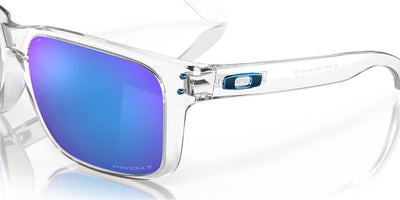 Oakley Holbrook XL Sunglasses Polished Clear Prizm Sapphr Irid Polar