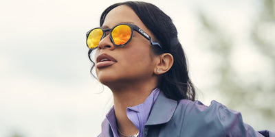 Oakley HSTN Kylian Mbappé Signed Sunglasses Dark Amber/Light Curry Prizm Tungsten