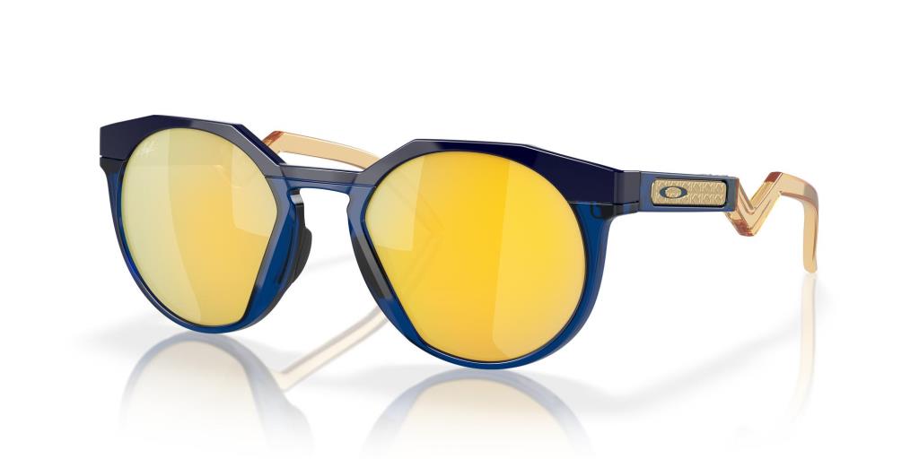 Oakley HSTN Mbappe İmzalı Polarize Güneş Gözlüğü 924211 Navy Trans Blue Prizm 24K Polarized