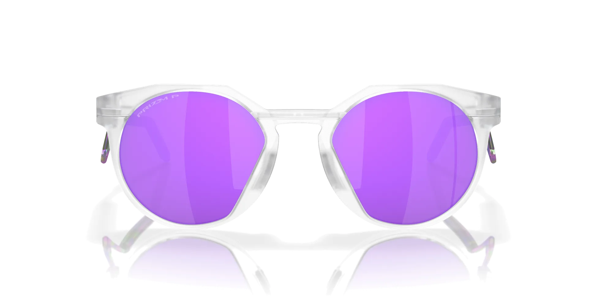 Oakley HSTN Metal Güneş Gözlüğü 927902 Matte Clear Prizm Violet
