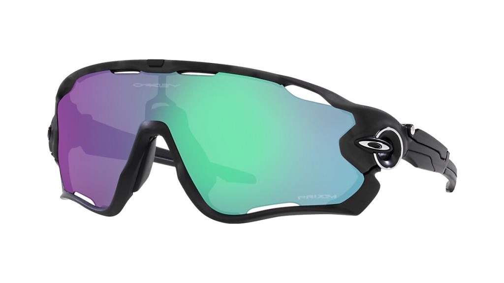 Oakley Jawbreaker Bisiklet Güneş Gözlüğü Matte Black Camo Prizm Road Jade