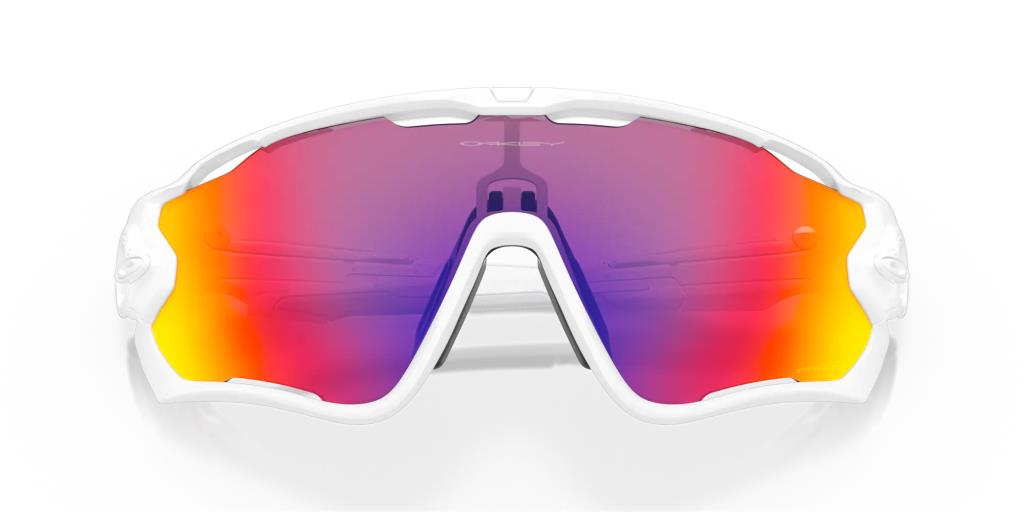 Oakley Jawbreaker Bisiklet Güneş Gözlüğü Polished White Prizm Road