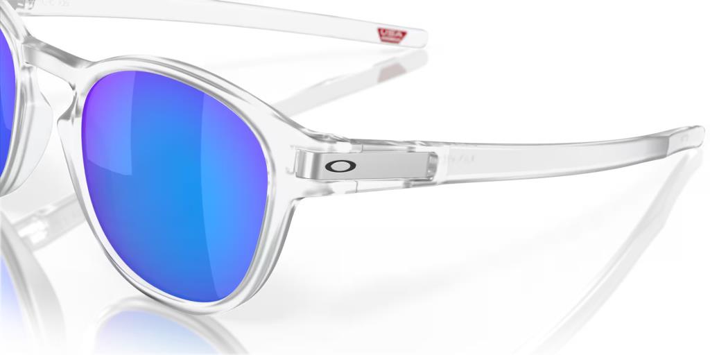 Oakley Latch Güneş Gözlüğü Matte Clear Prizm Sapphire Polarized