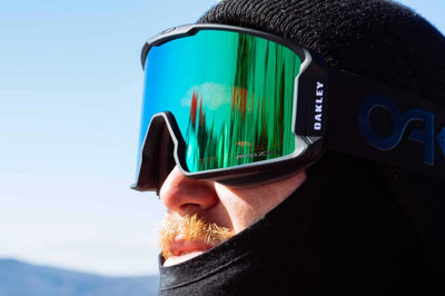 Oakley Line Miner™ M Goggles 0OO709303 Matte Black Prizm Snow Sapphire IRID