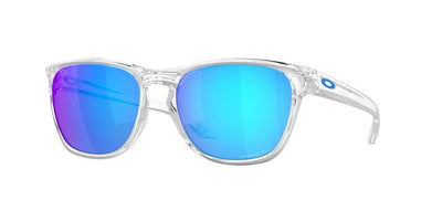 Oakley ManorBurn Sunglasses Polished Clear Prizm Sapphire 947906