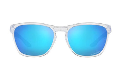 Oakley ManorBurn Sunglasses Polished Clear Prizm Sapphire 947906