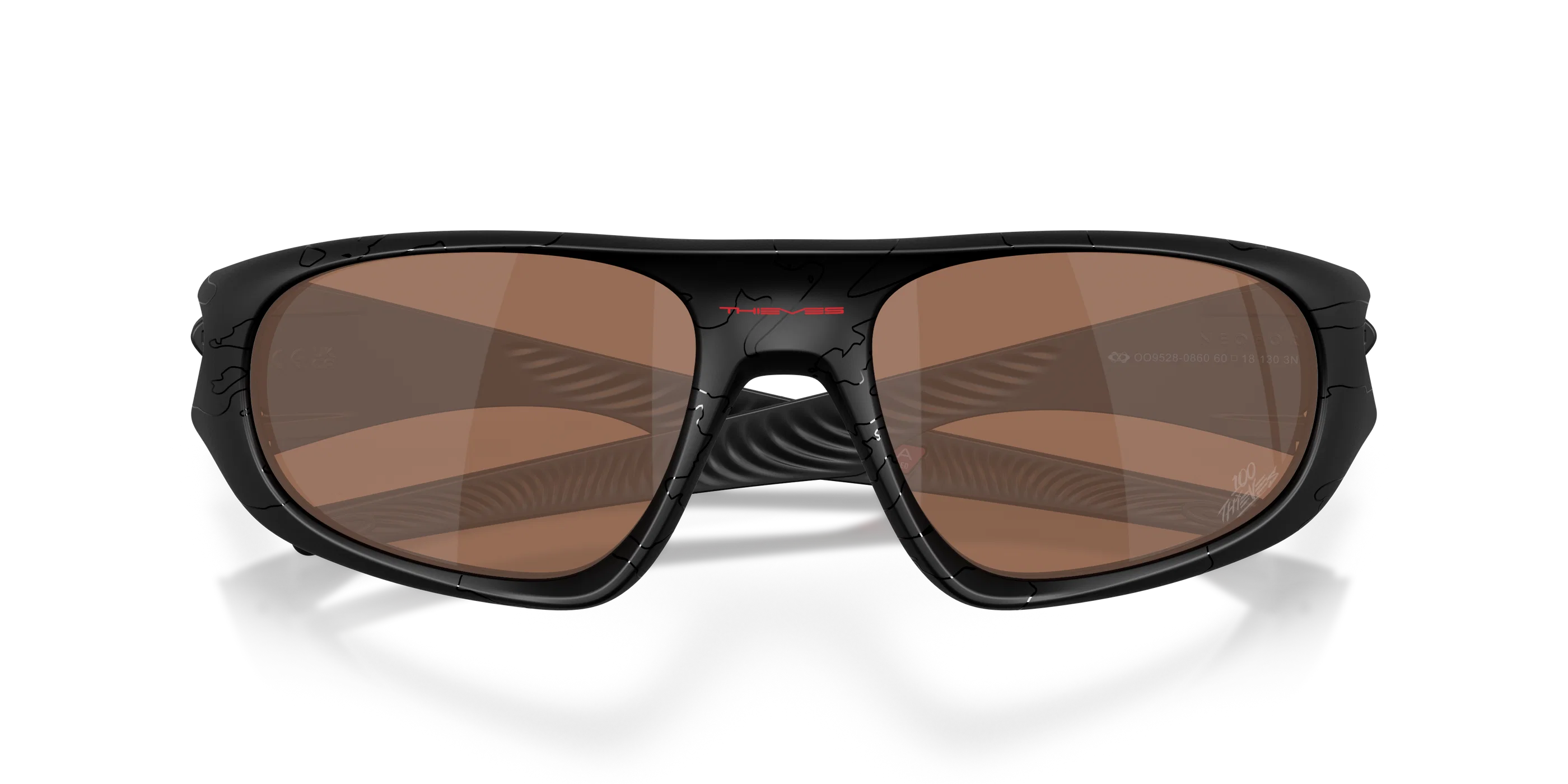 Oakley NEOFORMA 100 Thieves Özel Seri Güneş Gözlüğü 952808 100T Matte Black Prizm Tungsten 60 Ekartman