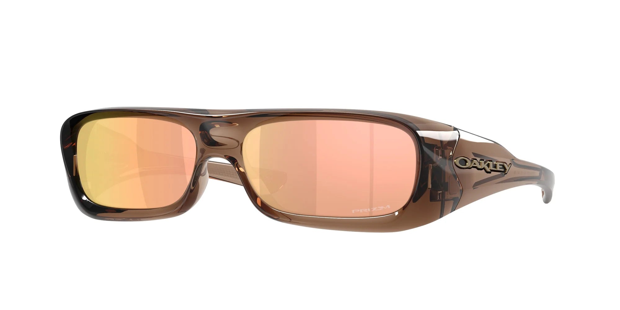 Oakley PERMIAN Sunglasses 952003 Brown Smoke Prizm Rose Gold