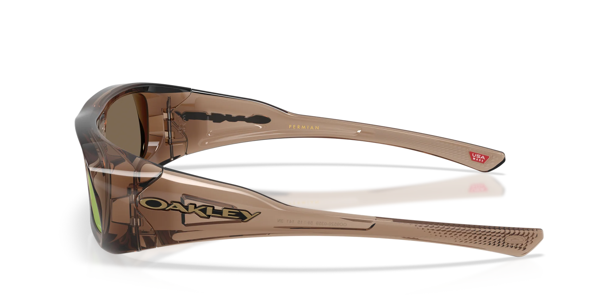 Oakley PERMIAN Sunglasses 952003 Brown Smoke Prizm Rose Gold