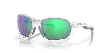 Oakley Plasma Sunglasses 901916 Matte Clear Prizm Road Jade